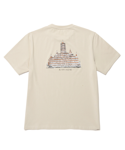 CHAMASPORTSLAB(チャマ スポーツラボ)の「CSL Yogis Home Khaki Beige Rishikesh(Tシャツ/カットソー・メンズ・その他・SMALL/MEDIUM/LARGE)」の1枚目の写真