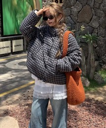 ギンガムチェック」に該当するレディースのジャケット/アウター