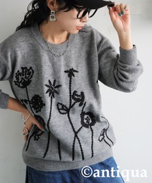 花柄刺繍」に該当するレディースのニット/セーターファッション通販