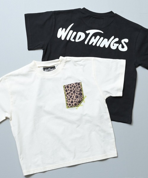 MARKEY'S(マーキーズ)の「【WILD THINGS】別注プリントTee(Tシャツ/カットソー・キッズ・ブラック/オフホワイト・90/100/110/120/130/140/150)」の3枚目の写真