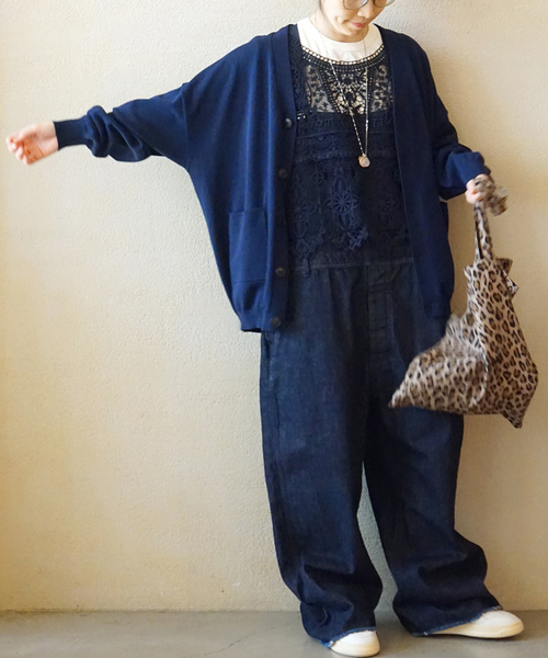 JOURNAL STANDARD LUXE(ジャーナルスタンダード ラックス)の「ハイツイストテンジク Vネックカーディガン(カーディガン/ボレロ・レディース・アイボリー/ブラック/ネイビー・FREE)」の12枚目の写真