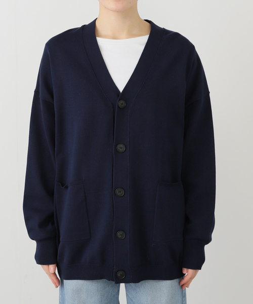 JOURNAL STANDARD LUXE(ジャーナルスタンダード ラックス)の「ハイツイストテンジク Vネックカーディガン(カーディガン/ボレロ・レディース・アイボリー/ブラック/ネイビー・FREE)」の13枚目の写真