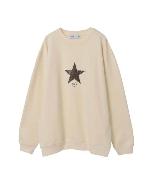 CONVERSE TOKYO(コンバーストウキョウ)の「STAR★ PRINT SWEAT(スウェット・レディース・ブラック/ネイビー/ホワイト・SMALL/MEDIUM)」の1枚目の写真