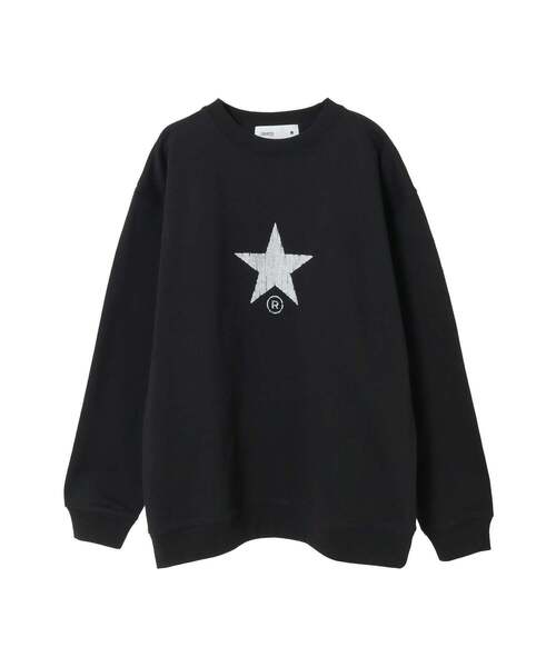 CONVERSE TOKYO(コンバーストウキョウ)の「STAR★ PRINT SWEAT(スウェット・レディース・ブラック/ネイビー/ホワイト・SMALL/MEDIUM)」の2枚目の写真