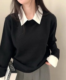 inst.ALL（インストール）の「レイヤードデザインニットプルオーバー（ニット/セーター）」
