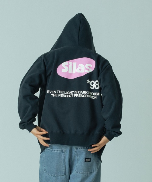 SILAS（サイラス）の「CORP ZIP SWEAT HOODIE（パーカー・メンズ・ブラック/ネイビー・XL/L/M）」の2枚目の写真