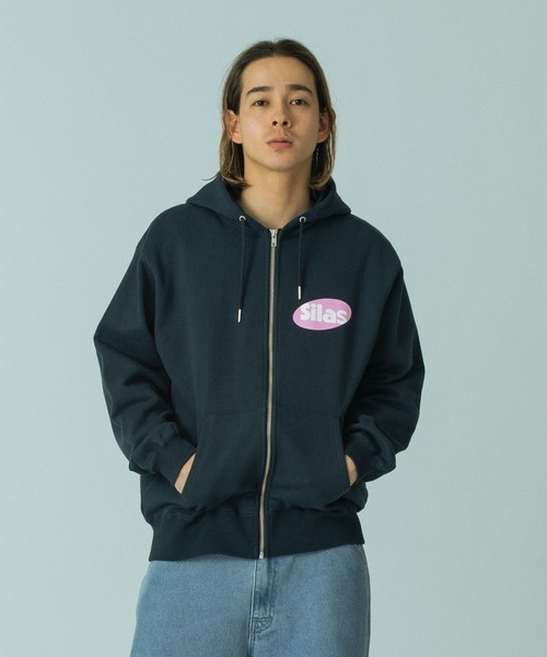 SILAS（サイラス）の「CORP ZIP SWEAT HOODIE（パーカー・メンズ・ブラック/ネイビー・XL/L/M）」の11枚目の写真