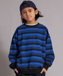 PAIRMANON STREET | 裏毛 マルチボーダー スウェット トレーナー【PAIRMANON STREET】(スウェット)