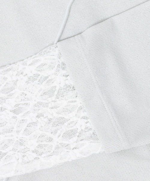 HARE(ハレ)の「ソデレースキリカエカットソー(HARE)(Tシャツ/カットソー・レディース・ブラック/ホワイト/ネイビー・FREE)」の17枚目の写真