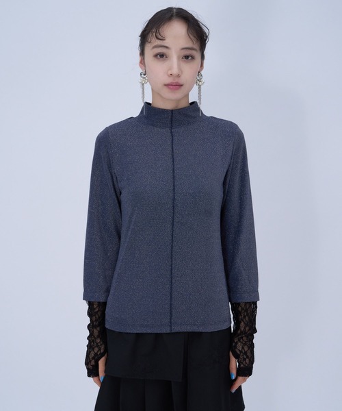 HARE(ハレ)の「ソデレースキリカエカットソー(HARE)(Tシャツ/カットソー・レディース・ブラック/ホワイト/ネイビー・FREE)」の21枚目の写真