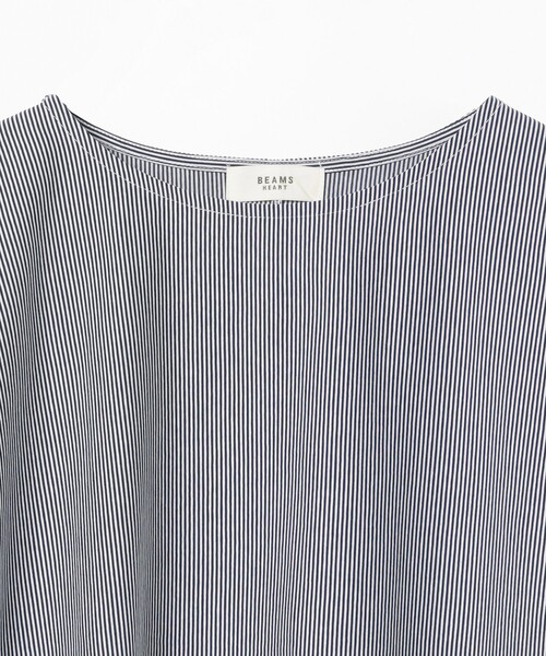 BEAMS HEART(ビームスハート)の「【洗える・二の腕カバー】ねじりスリーブ プルオーバー(Tシャツ/カットソー・レディース・イエロー系その他2/オフホワイト/その他/ブラック・FREE)」の7枚目の写真