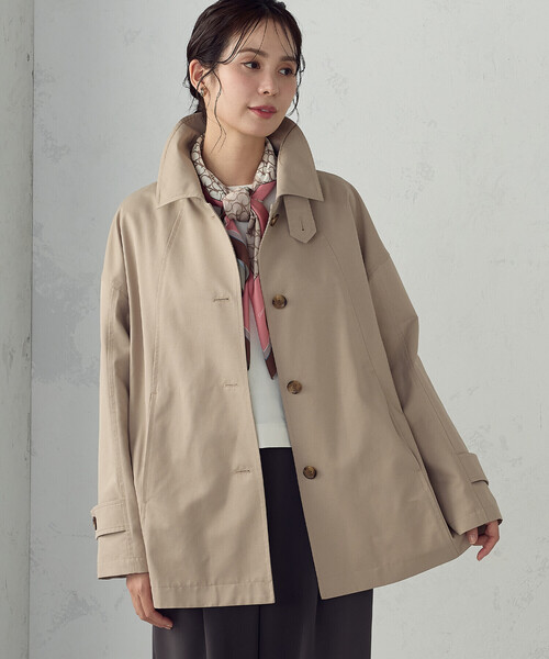 COMME CA ISM（コムサイズム）の「ブロックカラーモノグラムスカーフ（ストール/ショール・レディース・ネイビー系/ピンク系・FREE）」の12枚目の写真