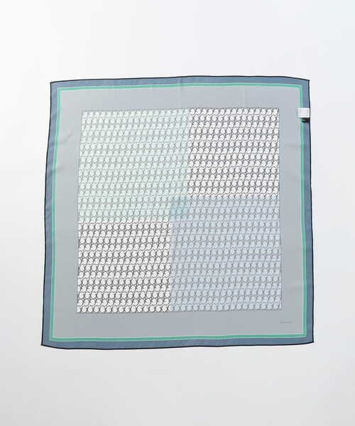 COMME CA ISM（コムサイズム）の「ブロックカラーモノグラムスカーフ（ストール/ショール・レディース・ネイビー系/ピンク系・FREE）」の15枚目の写真