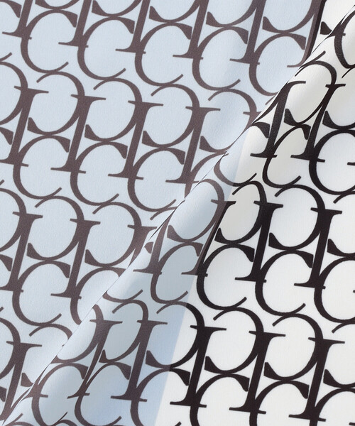 COMME CA ISM（コムサイズム）の「ブロックカラーモノグラムスカーフ（ストール/ショール・レディース・ネイビー系/ピンク系・FREE）」の17枚目の写真