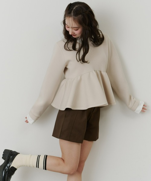 Olu.（オルドット）の「ダブルラインソックス（ソックス/靴下・レディース・グレー/チャコールグレー/アイボリー・FREE）」の6枚目の写真