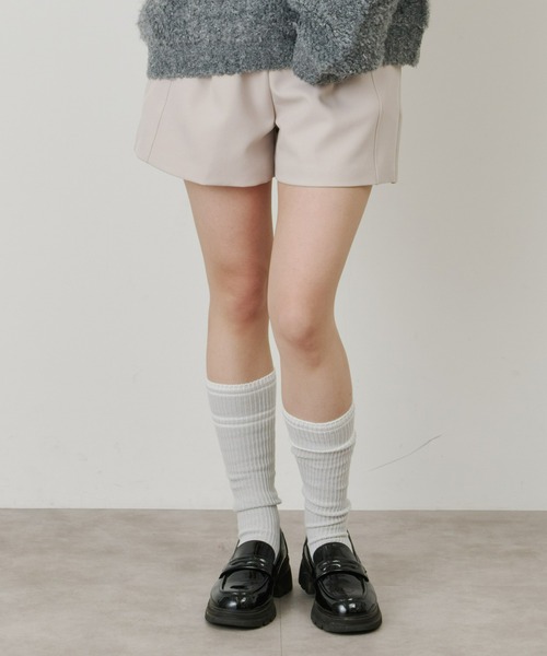 Olu.（オルドット）の「ダブルラインソックス（ソックス/靴下・レディース・グレー/チャコールグレー/アイボリー・FREE）」の11枚目の写真