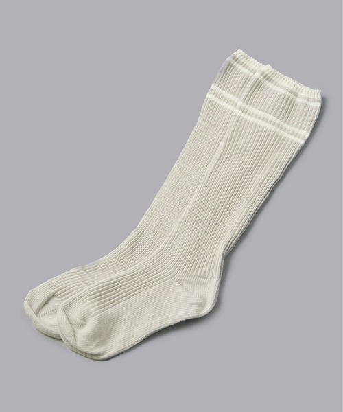 Olu.（オルドット）の「ダブルラインソックス（ソックス/靴下・レディース・グレー/チャコールグレー/アイボリー・FREE）」の13枚目の写真