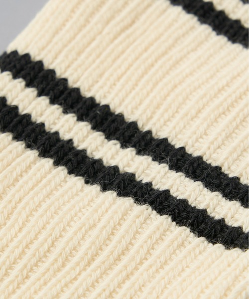 Olu.（オルドット）の「ダブルラインソックス（ソックス/靴下・レディース・グレー/チャコールグレー/アイボリー・FREE）」の18枚目の写真