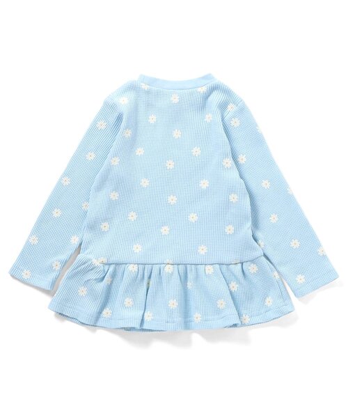 apres les cours(アプレレクール)の「ペプラムTシャツ/7days Style_ジュニア対応(Tシャツ/カットソー・キッズ・アイボリー/サックスブルー/ラベンダー/ネイビー/レッド/サーモンピンク・80/90/100/110/120/130/140)」の22枚目の写真