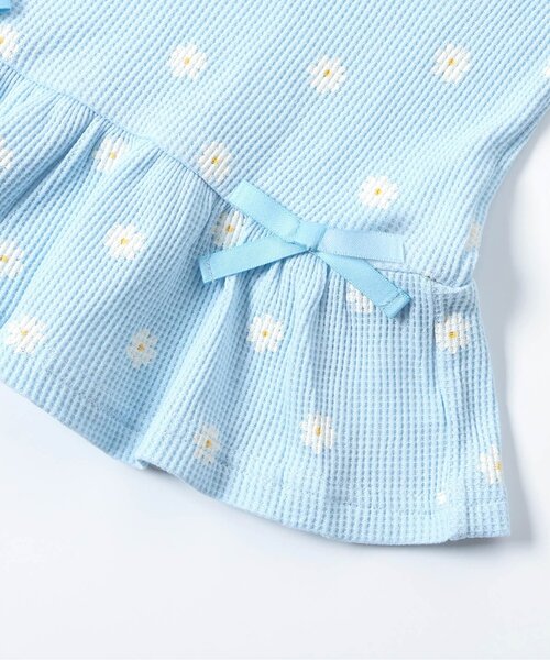 apres les cours(アプレレクール)の「ペプラムTシャツ/7days Style(Tシャツ/カットソー・キッズ・アイボリー/サックスブルー/ラベンダー/ネイビー/レッド/サーモンピンク・80/90/100/110/120/130/140)」の12枚目の写真