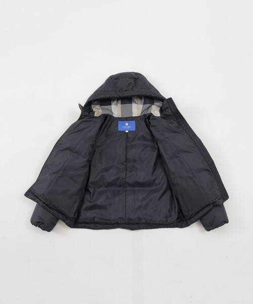 BLUE LABEL CRESTBRIDGE（ブルーレーベルクレストブリッジ）の「【はっ水】タフタダウンコート（ダウンジャケット/コート・レディース・ブラック/ダークネイビー・36/38/42/40）」の17枚目の写真