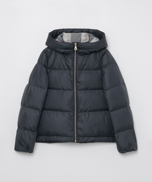 BLUE LABEL CRESTBRIDGE（ブルーレーベルクレストブリッジ）の「【はっ水】タフタダウンコート（ダウンジャケット/コート・レディース・ブラック/ダークネイビー・36/38/42/40）」の18枚目の写真