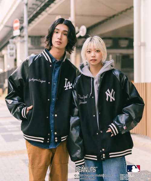 PEANUTS（ピーナッツ）の「【PEANUTS×MLB】オリジナルデザイン スタジャン バーシティージャケット アワードジャケット ドジャース ヤンキース パドレス（スタジャン・メンズ・その他2/その他1/その他・X-LARGE/LARGE/MEDIUM）」の13枚目の写真