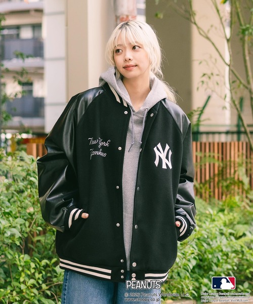 PEANUTS（ピーナッツ）の「【PEANUTS×MLB】オリジナルデザイン スタジャン バーシティージャケット アワードジャケット ドジャース ヤンキース パドレス（スタジャン・メンズ・その他2/その他1/その他・X-LARGE/LARGE/MEDIUM）」の7枚目の写真