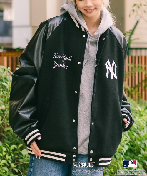 PEANUTS（ピーナッツ）の「【PEANUTS×MLB】オリジナルデザイン スタジャン バーシティージャケット アワードジャケット ドジャース ヤンキース パドレス（スタジャン・メンズ・その他2/その他1/その他・X-LARGE/LARGE/MEDIUM）」の8枚目の写真