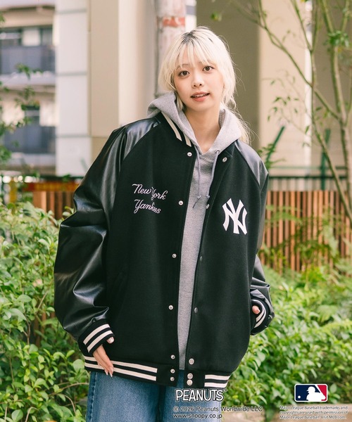 PEANUTS（ピーナッツ）の「【PEANUTS×MLB】オリジナルデザイン スタジャン バーシティージャケット アワードジャケット ドジャース ヤンキース パドレス（スタジャン・メンズ・その他2/その他1/その他・X-LARGE/LARGE/MEDIUM）」の9枚目の写真