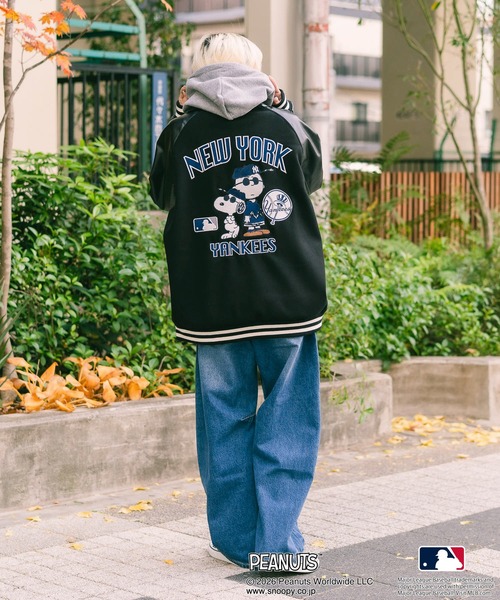 PEANUTS（ピーナッツ）の「【PEANUTS×MLB】オリジナルデザイン スタジャン バーシティージャケット アワードジャケット ドジャース ヤンキース パドレス（スタジャン・メンズ・その他2/その他1/その他・X-LARGE/LARGE/MEDIUM）」の10枚目の写真