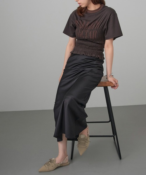 MAISON MAVERICK PRESENTS(メゾンマベリックプレゼンツ)の「【MAISON MAVERICK PRESENTS】Lace-Up Shushuback Flats(パンプス・レディース・ブラック/キャメル・M/S/L)」の9枚目の写真