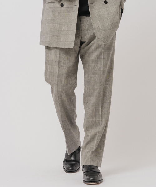 Couture d'adam（クチュールドアダム）の「COUTURE D’ADAM (クチュール ド アダム) 別注 Officer's Trousers Glencheck（スラックス・メンズ・グレー・42/40）」の4枚目の写真