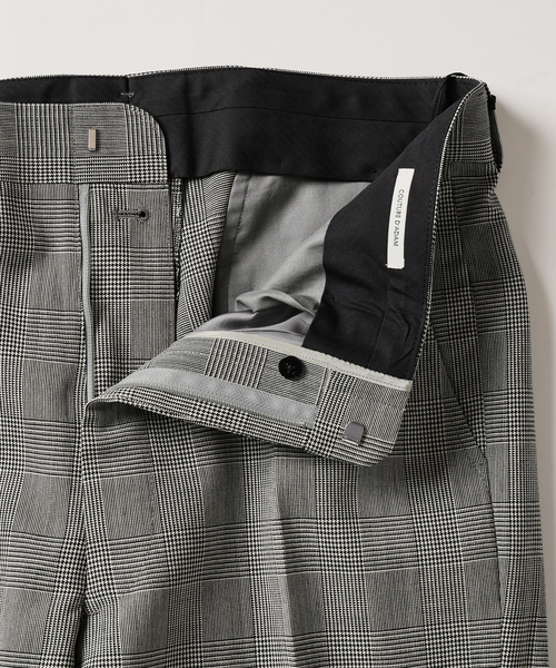 Couture d'adam（クチュールドアダム）の「COUTURE D’ADAM (クチュール ド アダム) 別注 Officer's Trousers Glencheck（スラックス・メンズ・グレー・42/40）」の15枚目の写真