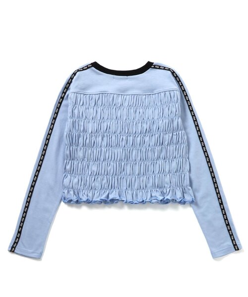 algy（アルジー）の「シャーリングロンT（Tシャツ/カットソー・キッズ・オフホワイト/ブラック/サックスブルー・130/140/150/160）」の9枚目の写真