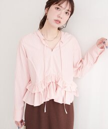 natural couture | ティアードフリルブラウス(シャツ/ブラウス)