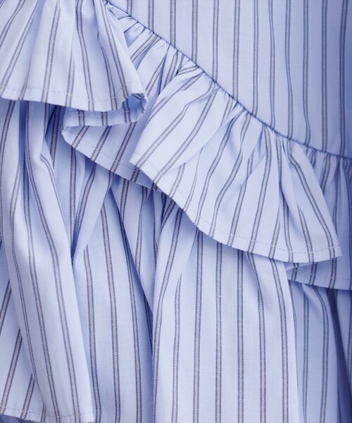 natural couture（ナチュラルクチュール）の「ティアードフリルブラウス（シャツ/ブラウス・レディース・ピンク/イエロー/ブルー/オフホワイト・FREE）」の21枚目の写真