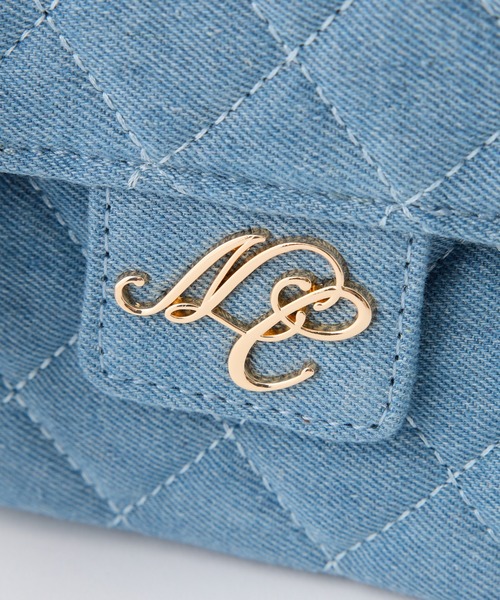 one after another NICE CLAUP（ワンアフターアナザーナイスクラップ）の「2WAYチェーンショルダーバッグ（ショルダーバッグ・レディース・ブラック/アイボリー/ブルー・FREE）」の14枚目の写真