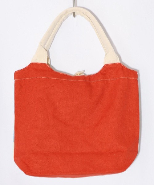 ScoLar（スカラー）の「661435：スカラーちゃん×蝶々柄配色ランチトートバッグ（トートバッグ・レディース・ピンク/グリーン/オレンジ/パープル/ネイビー/グレー/サックスブルー/カーキ/ブラック/アイボリー・FREE）」の17枚目の写真