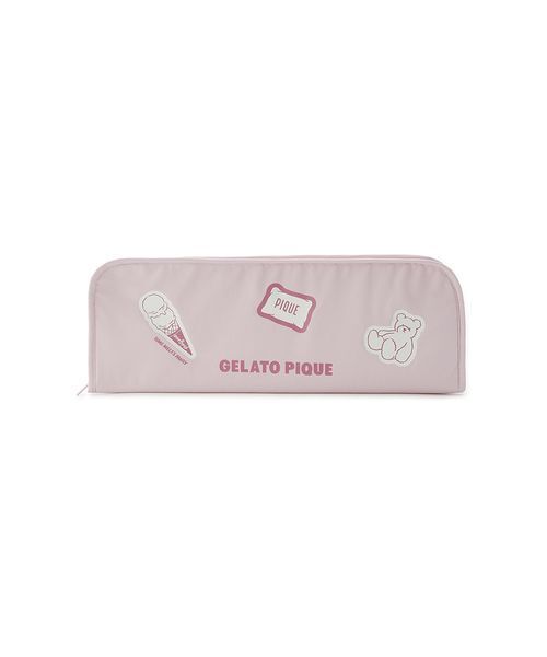 gelato pique(ジェラートピケ)の「【トラベルグッズ】ヘアアイロンケース(トラベルグッズ・レディース・クリーム/ピンク・F)」の2枚目の写真