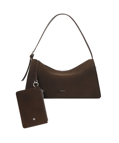 STANDOIL（スタンドオイル）の「STAND OIL/スタンドオイル Melly Bag ミニポーチ付き ブランドロゴ メリーバッグ ハンドバッグ 2026年春夏（ショルダーバッグ・レディース・ブラック/ブラウン/オフホワイト・FREE）」の3枚目の写真