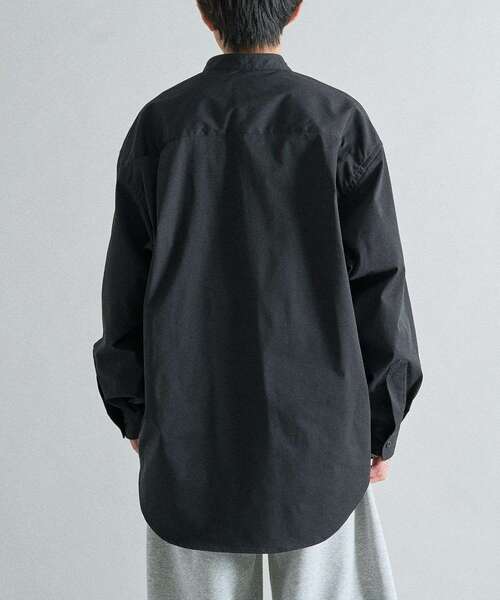 CRAFT STANDARD BOUTIQUE（クラフトスタンダードブティック）の「バンドカラーシャツ（シャツ/ブラウス・メンズ・ブラック/ベージュ/カーキ・M/L）」の6枚目の写真