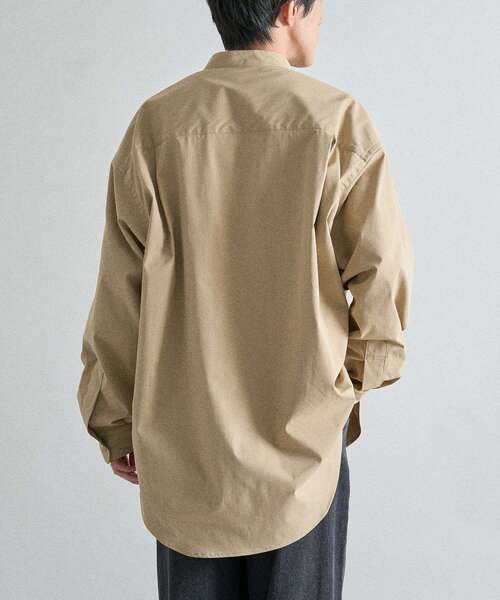 CRAFT STANDARD BOUTIQUE（クラフトスタンダードブティック）の「バンドカラーシャツ（シャツ/ブラウス・メンズ・ブラック/ベージュ/カーキ・M/L）」の18枚目の写真