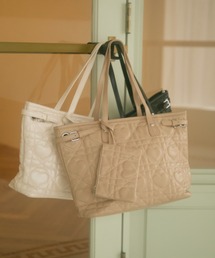 TITTY&CO.（ティティーアンドコー）の「ハートキルティングトートバッグ（トートバッグ）」