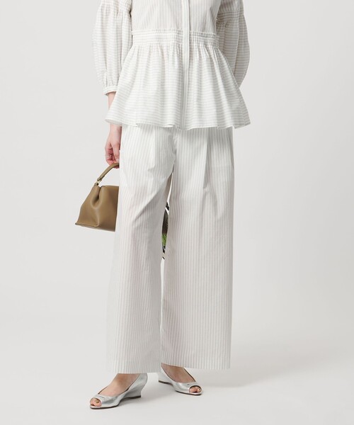 UNITED ARROWS（ユナイテッドアローズ）の「MANTECO POP ワイドパンツ（その他パンツ・レディース・ライラック/オフホワイト/ダークグレー・38/36）」の2枚目の写真