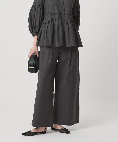 UNITED ARROWS（ユナイテッドアローズ）の「MANTECO POP ワイドパンツ（その他パンツ・レディース・ライラック/オフホワイト/ダークグレー・38/36）」の19枚目の写真