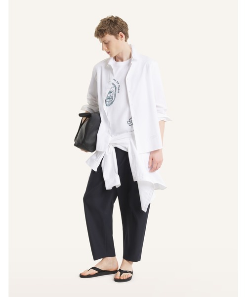 Maison Kitsune（メゾンキツネ）の「MAISON KITSUNE HANDWRITING CASUAL SHIRT（シャツ/ブラウス・メンズ・ホワイト・L/M/S/XS/XL）」の4枚目の写真