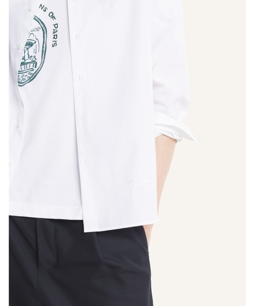Maison Kitsune（メゾンキツネ）の「MAISON KITSUNE HANDWRITING CASUAL SHIRT（シャツ/ブラウス・メンズ・ホワイト・L/M/S/XS/XL）」の7枚目の写真