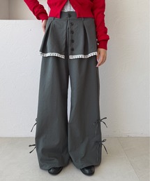 kutir | レースリボンレイヤードパンツ(その他パンツ)