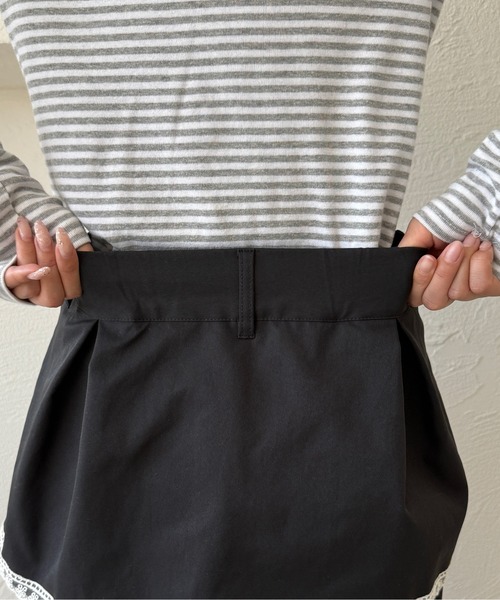 kutir（クティール）の「レースリボンレイヤードパンツ（その他パンツ・レディース・アイボリー/ブラック/チャコールグレー・SMALL/MEDIUM）」の22枚目の写真